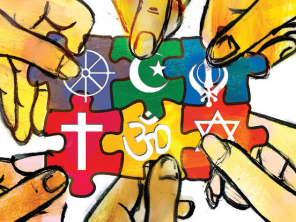 Religious tolerance illustration